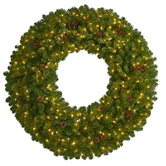 nearly natural 5-ft. Giant Artificial Christmas Wreath