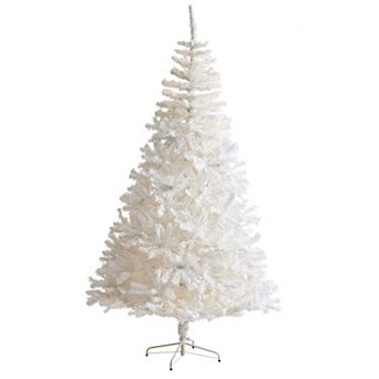 nearly natural 8-ft. White Artificial Christmas Tree