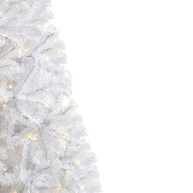 nearly natural 6-ft. White 250-Light Artificial Christmas Tree