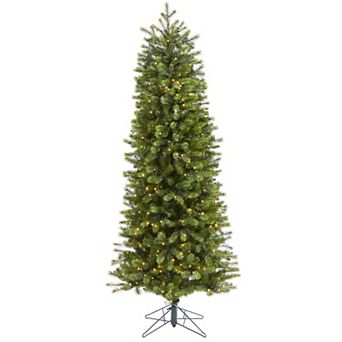 nearly natural 6.5 ft. Slim Colorado Mountain Spruce 450-Light Artificial Christmas Tree