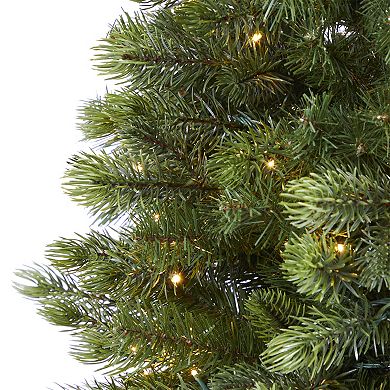 nearly natural 6.5 ft. Slim Colorado Mountain Spruce 450-Light Artificial Christmas Tree