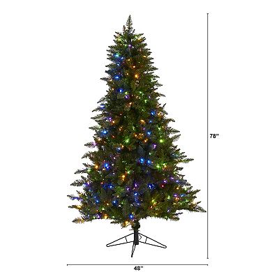 nearly natural 6.5ft. Vermont Spruce 450-Light LED Artificial Christmas Tree