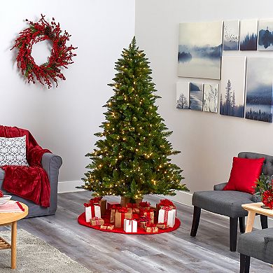 nearly natural 6.5ft. Vermont Spruce 450-Light LED Artificial Christmas Tree