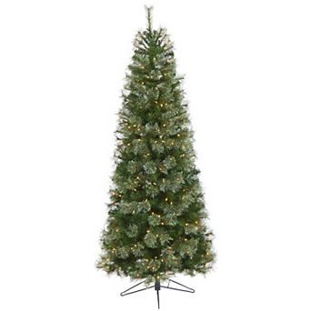 nearly natural 6.5-ft. Cashmere Slim 350-Light Artificial Christmas Tree