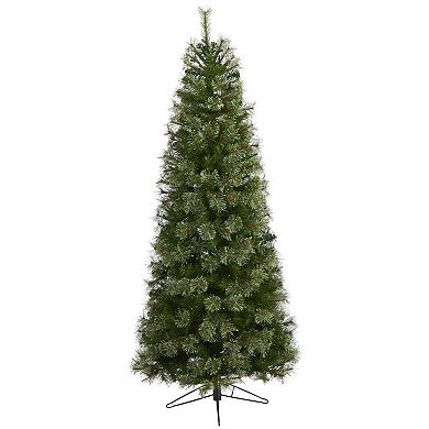 nearly natural 6.5-ft. Cashmere Slim 350-Light Artificial Christmas Tree