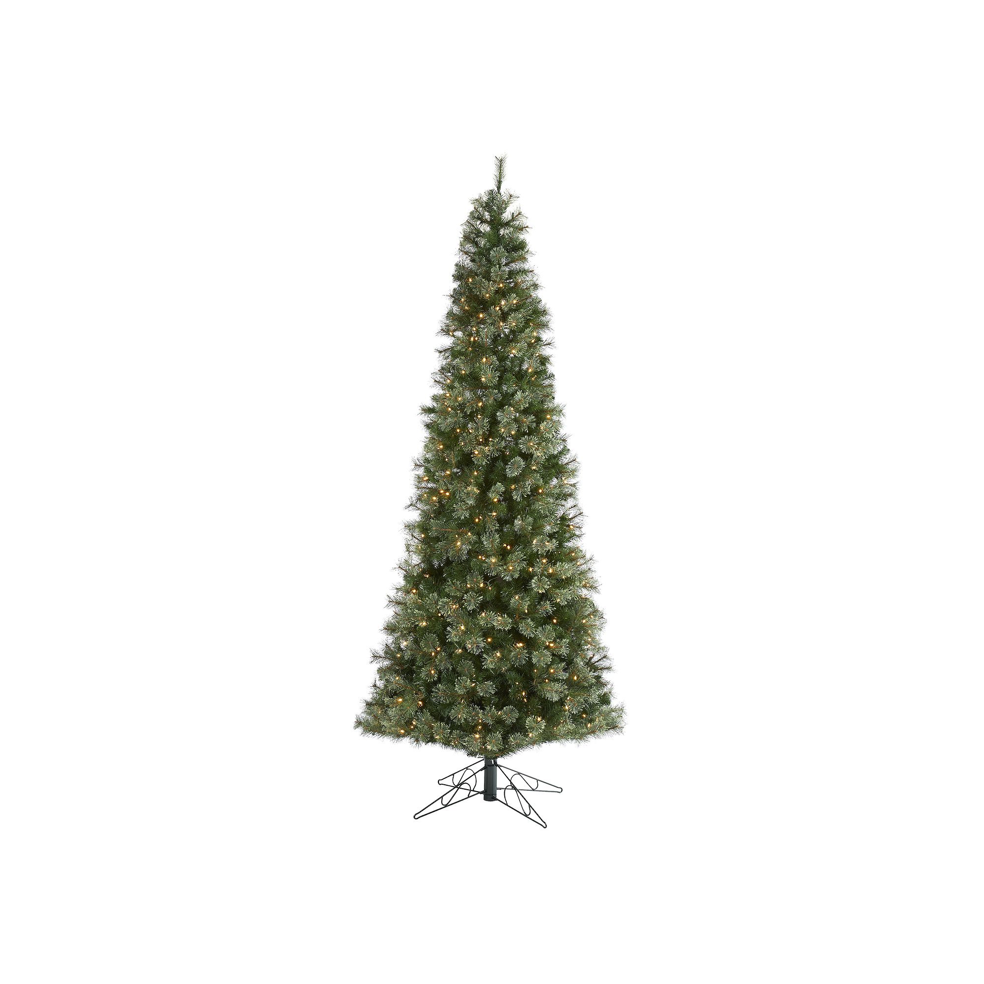nearly natural 10-ft. Cashmere Slim 750-Light Artificial Christmas Tree, Gr