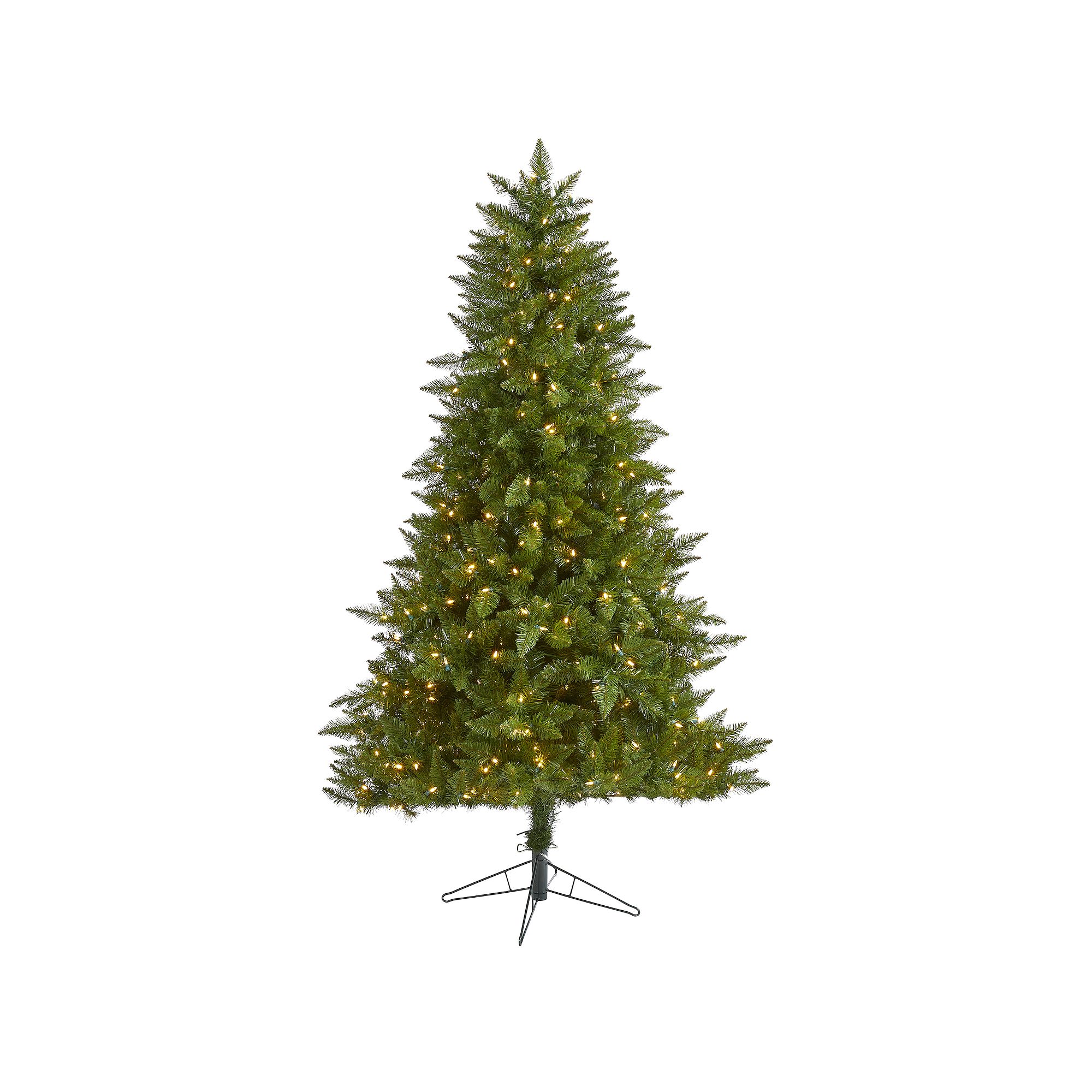 nearly natural 6.5-ft. Vermont Spruce 450-Light Artificial Christmas Tree, 