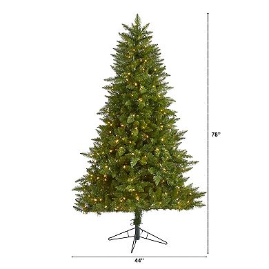 nearly natural 6.5-ft. Vermont Spruce 450-Light Artificial Christmas Tree