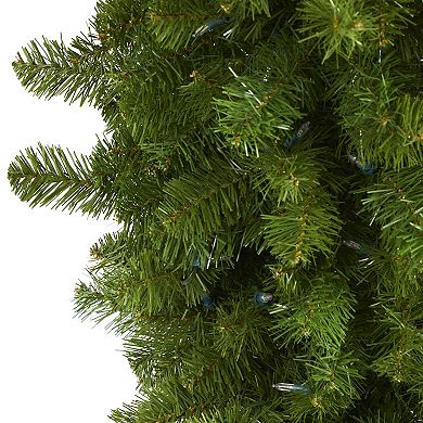 nearly natural 8-ft. Sun Valley Spruce Upside Down 850-Light Artificial Christmas Tree