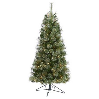 nearly natural 5-ft. Cashmere Slim 250-Light Artificial Christmas Tree