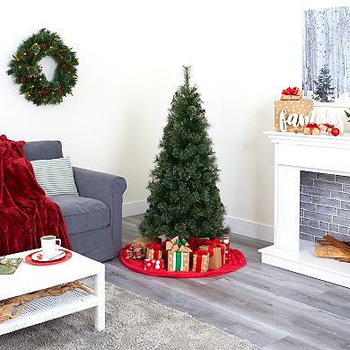 nearly natural 5-ft. Cashmere Slim 250-Light Artificial Christmas Tree