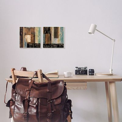 Stupell Home Decor Dominant Dark Abstract Canvas Wall Art 2-piece Set