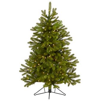 nearly natural 4-ft. Cambridge Spruce Flat Back Artificial Christmas Tree