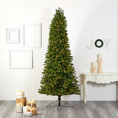 nearly natural 9-ft. Slim Virginia Spruce 750-Light Artificial Christmas Tree