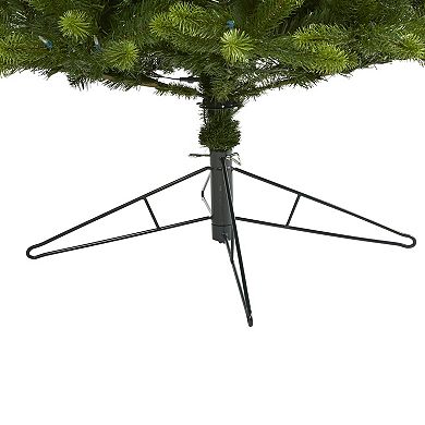 nearly natural 8-ft. Slim Virginia Spruce 600-Light Artificial Christmas Tree