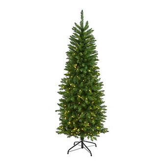 nearly natural 6-ft. Slim Green Mountain Pine Artificial Christmas Tree