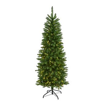 nearly natural 6-ft. Slim Green Mountain Pine Artificial Christmas Tree