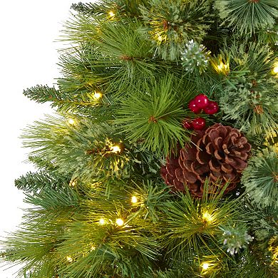 nearly natural 6-ft. Montana Mixed Pine 350-Light Artificial Christmas Tree