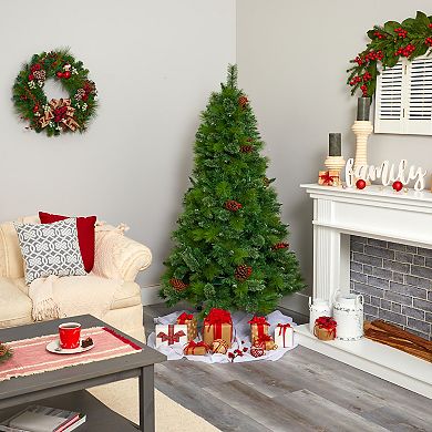 nearly natural 6-ft. Montana Mixed Pine 350-Light Artificial Christmas Tree
