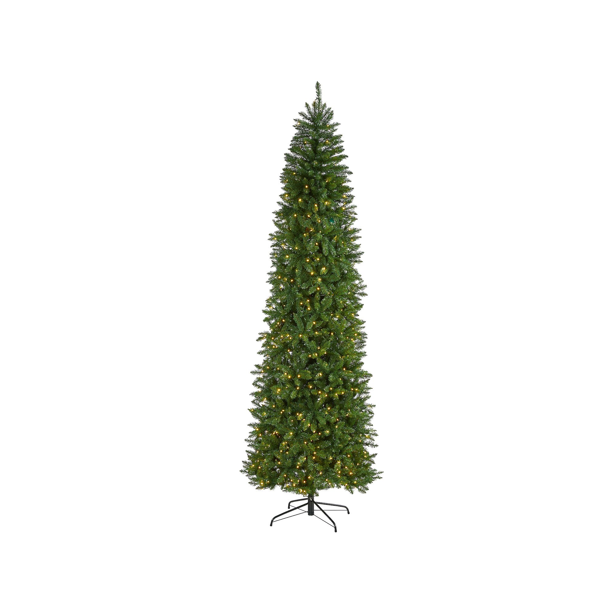 nearly natural 9-ft. Slim Green Mountain Pine 600-Light Artificial Christma