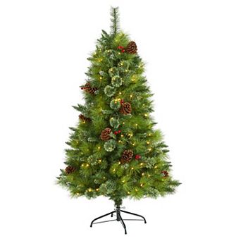 nearly natural 5-ft. Montana Mixed Pine 250-Light Artificial Christmas Tree