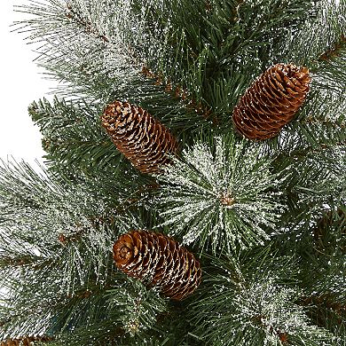 nearly natural 5-ft. Snow French Alps Mountain Pine Artificial Christmas Tree