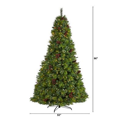 nearly natural 8-ft. Montana Mixed Pine 700-Light Artificial Christmas Tree