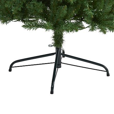 nearly natural 8-ft. Slim Green Mountain Pine 400-Light Artificial Christmas Tree