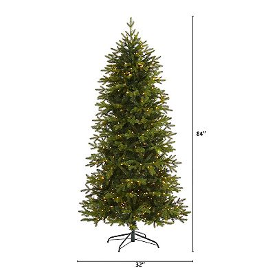nearly natural 7-ft. Belgium Fir 500-Light Artificial Christmas Tree
