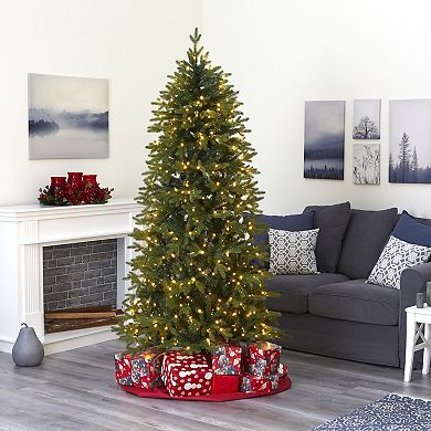nearly natural 7-ft. Belgium Fir 500-Light Artificial Christmas Tree