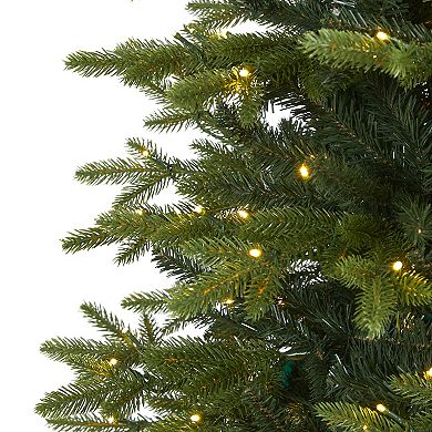 nearly natural 8-ft. Belgium Fir 650-Light Artificial Christmas Tree