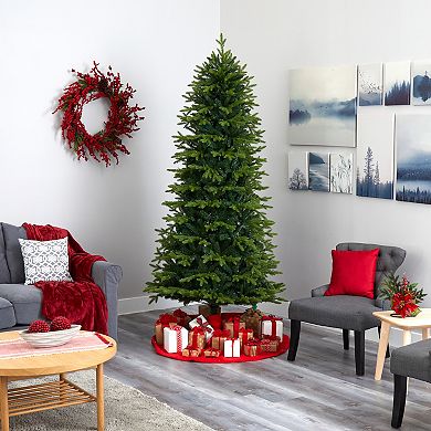 nearly natural 8-ft. Belgium Fir 650-Light Artificial Christmas Tree