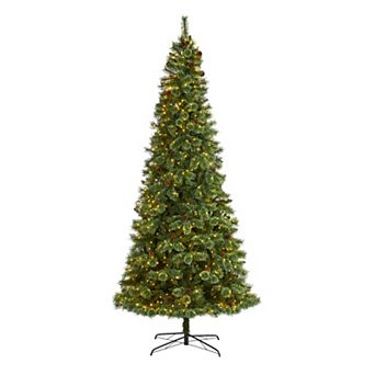 nearly natural 10-ft. White Mountain Pine Pre-Lit Artificial Christmas Tree - Indoor