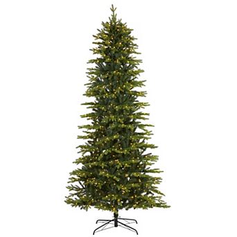 nearly natural 9-ft. Belgium Fir Pre-Lit Artificial Christmas Tree - Indoor
