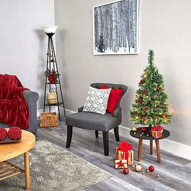 nearly natural 3-ft. White Mountain Pine Pre-Lit Artificial Christmas Tree - Indoor