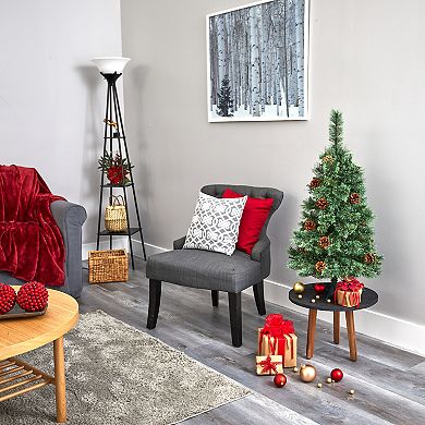 nearly natural 3-ft. White Mountain Pine Pre-Lit Artificial Christmas Tree - Indoor