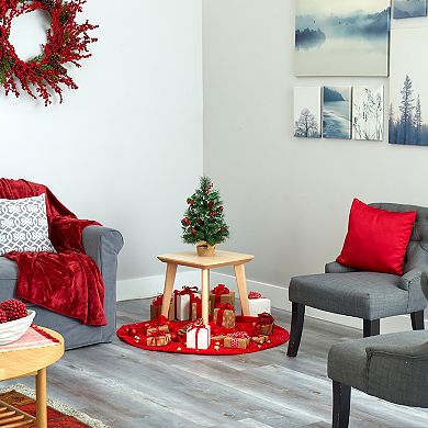 nearly natural 18-in. Mixed Pine Pre-Lit Artificial Christmas Tree - Indoor