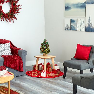 nearly natural 18-in. Mixed Pine Pre-Lit Artificial Christmas Tree - Indoor