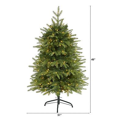 nearly natural 4-ft. Vancouver Fir Pre-Lit Artificial Christmas Tree - Indoor