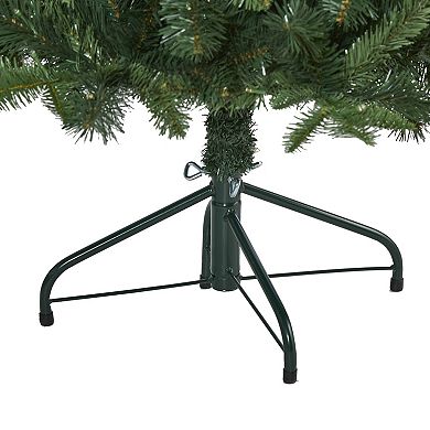 nearly natural 5-ft. Grand Teton Spruce Flat-Back Pre-Lit Artificial Christmas Tree - Indoor