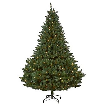 nearly natural 8-ft. Northern Rocky Spruce Pre-Lit Artificial Christmas Tree - Indoor
