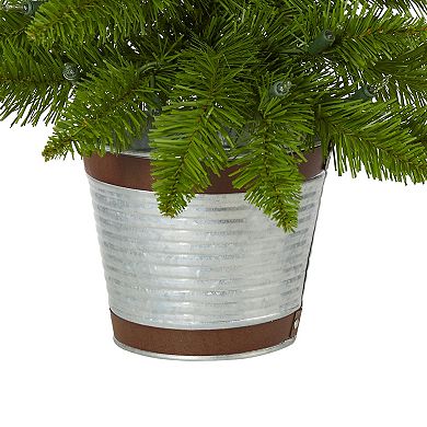 nearly natural 2-ft. Providence Pine Pre-Lit Artificial Christmas Tree - Indoor
