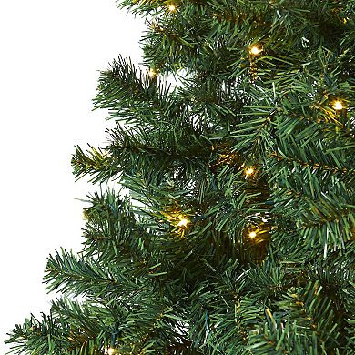 nearly natural 8-ft. Northern Tip Pre-Lit Artificial Christmas Tree - Indoor