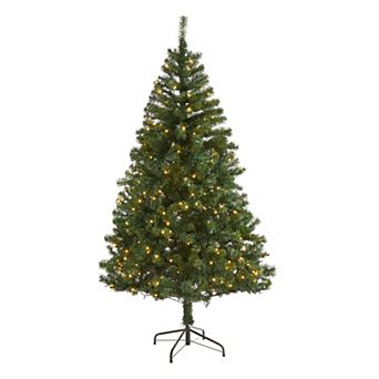 nearly natural 6-ft. Northern Tip Pine Pre-Lit Artificial Christmas Tree - Indoor