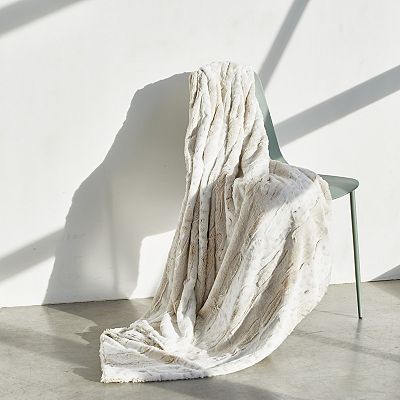 Kohls faux fur throw sale