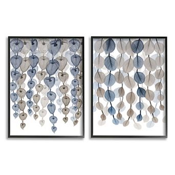 Stupell Home Decor Falling Vines Leaves Framed Wall Art 2 pc Set