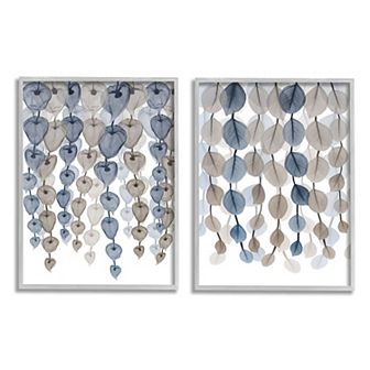 Stupell Home Decor Leaves Falling Vines Framed Wall Art