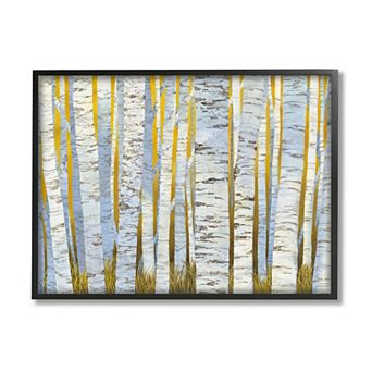 Stupell Home Decor Birch Tree Framed Wall Art