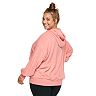 Juniors' Plus Size SO® Sherpa Drop Shoulder Hooded Pullover