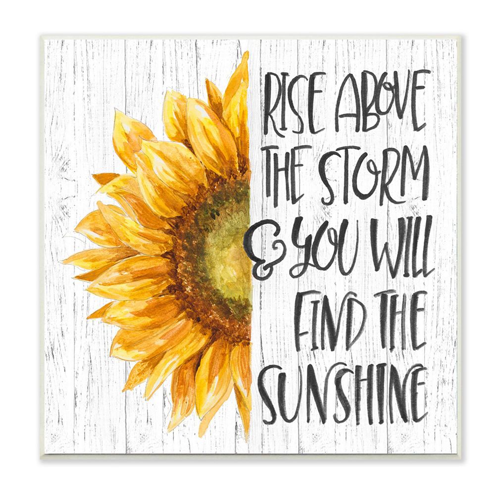 Stupell Home Decor Find Sunshine Sunflower Plaque Wall Art